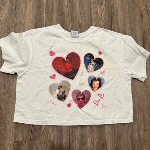 Louis Tomlinson Crop Tee Fan Merch